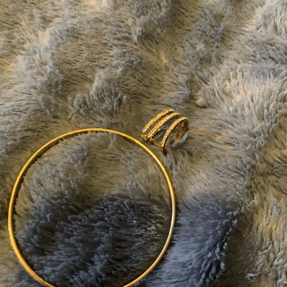 Ring and bangle combo